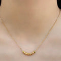 Collar Cubitos Dorados